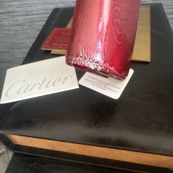 Cartier Burgundy Leather Wallet see pics! - Picture 2 of 12